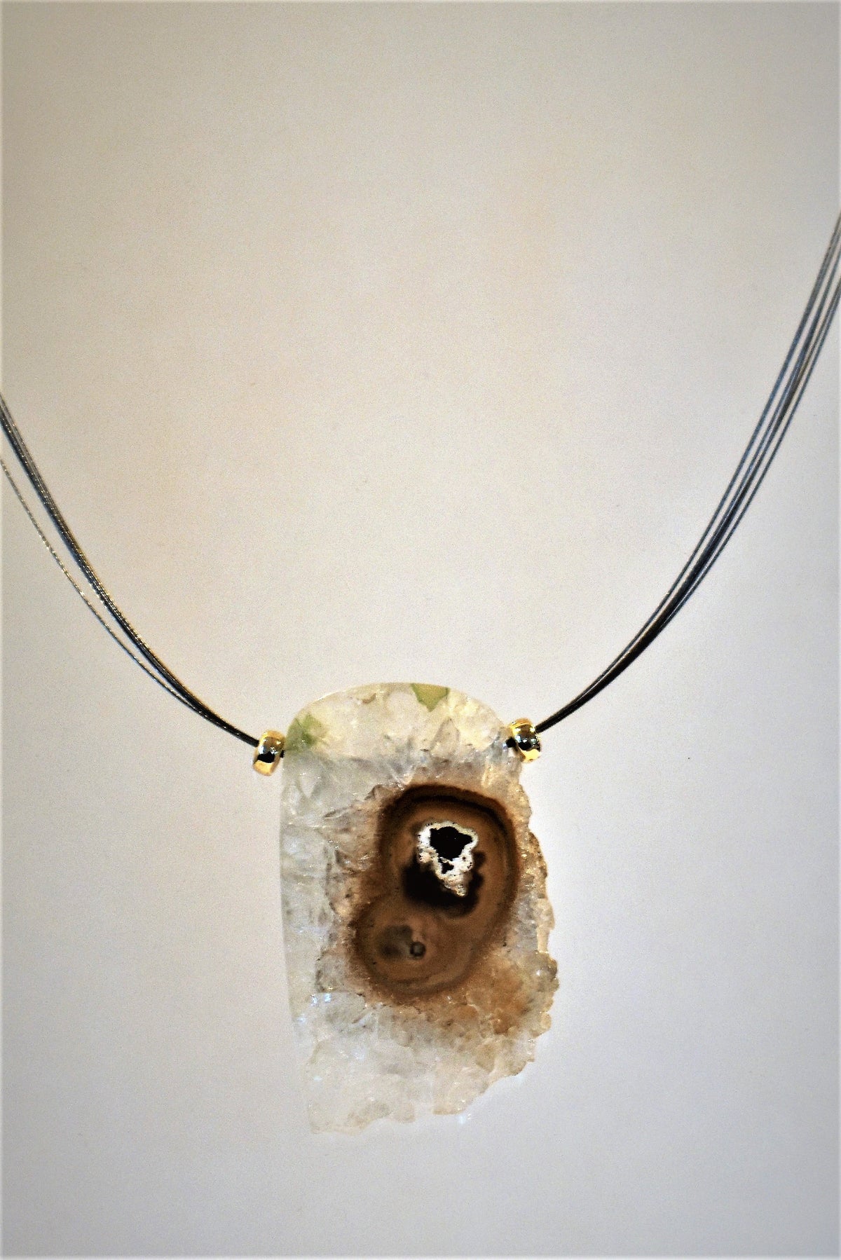 Mineral Druzy Stalactite necklace– Dorian Artisan Metalworks